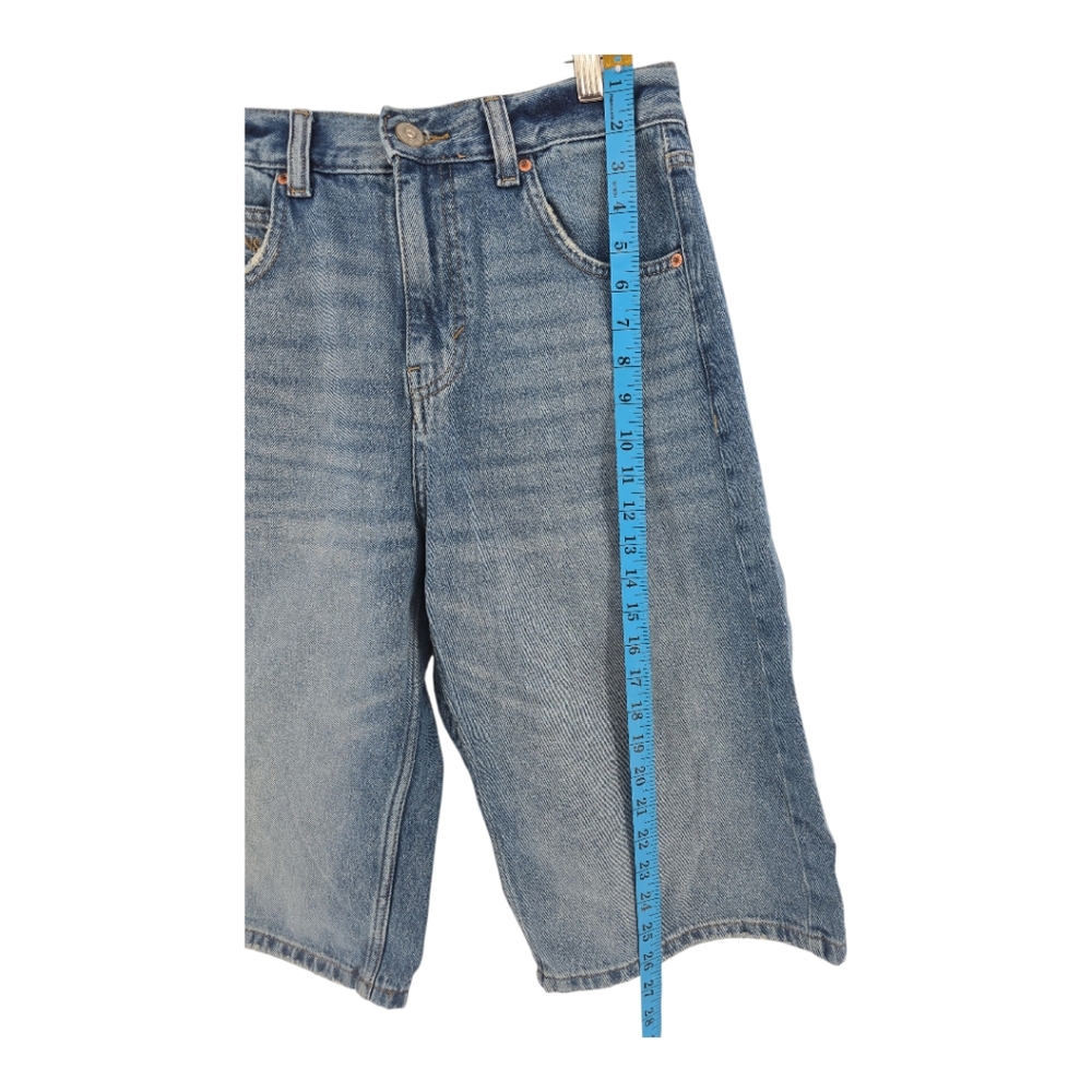 BDG Jean Shorts Size 26 Light/Medium Wash 100% Cotton Dad Shorts - Picture 6 of 9